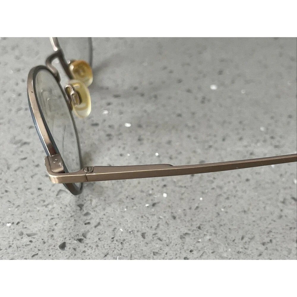 Smart-Clip Eyeglasses Frames ONLY 203 Full Rim round 49-20-140 bronze brown